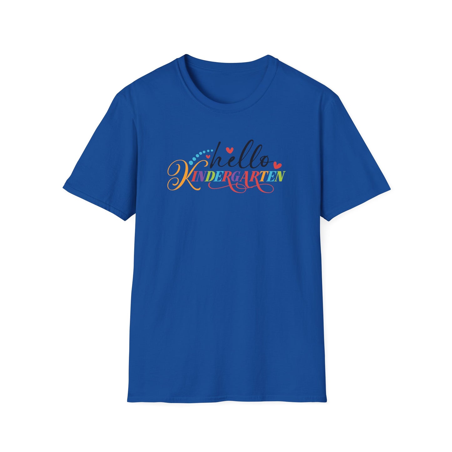 Hello Grade Teacher Shirts | Retro Back to School Graphic Tees | Preschool, Pre-K, Kindergarten, First, Second & Third Grade Teacher Shirt | Gildan 64000 Softstyle Tee