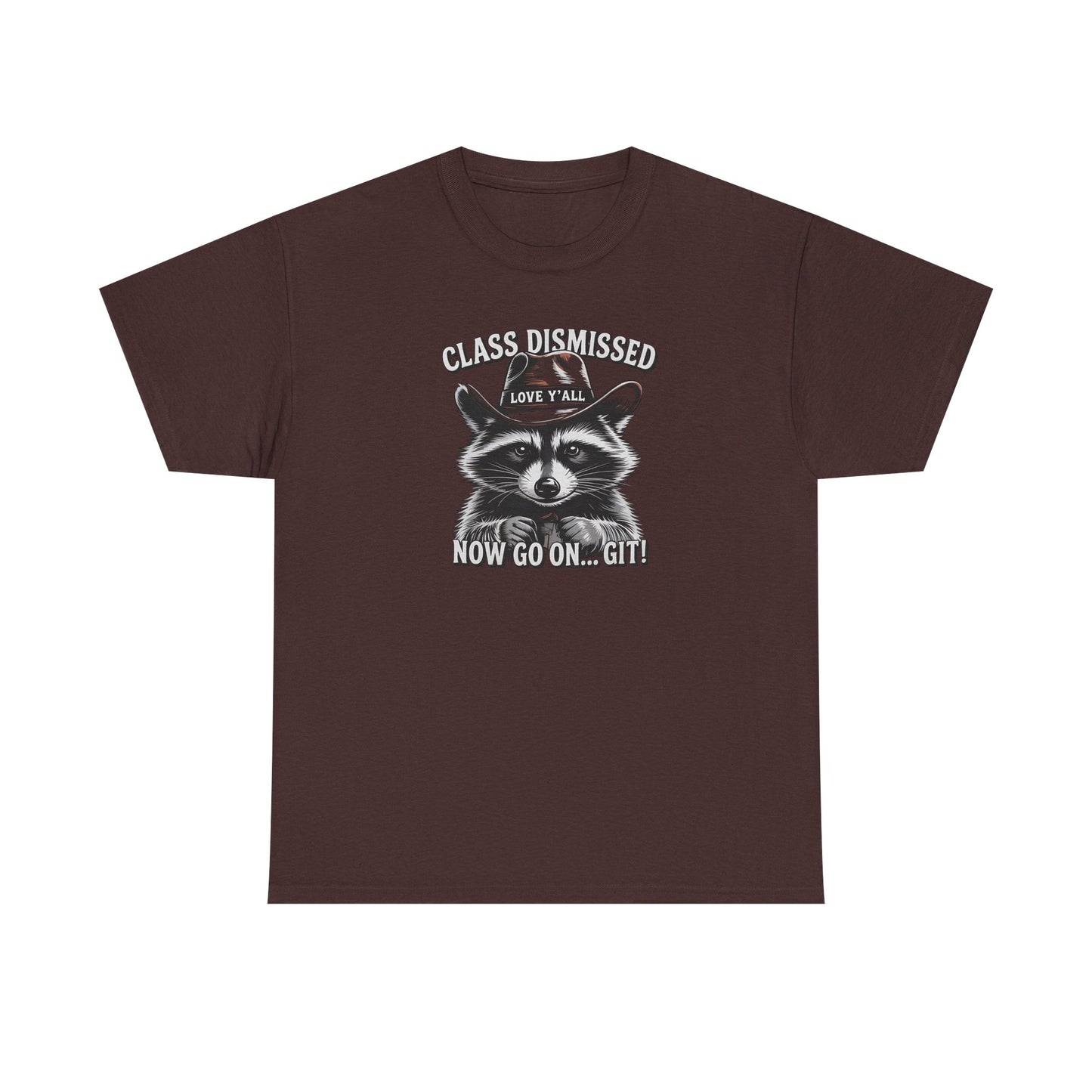 Raccoon Graphic Tee - Class Dismissed Raccoon Teacher Shirt