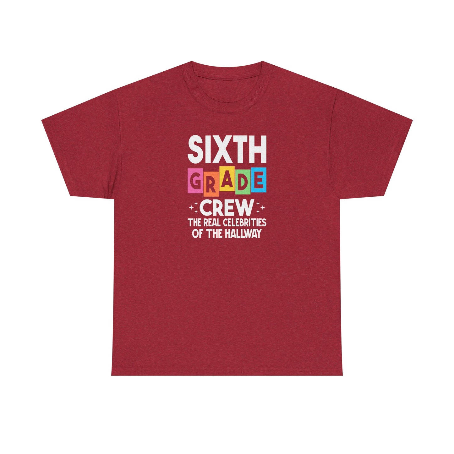 Sixth Grade Grew Teacher T-Shirt - Cute Back-to-School Tee -  Teacher Team Tee
