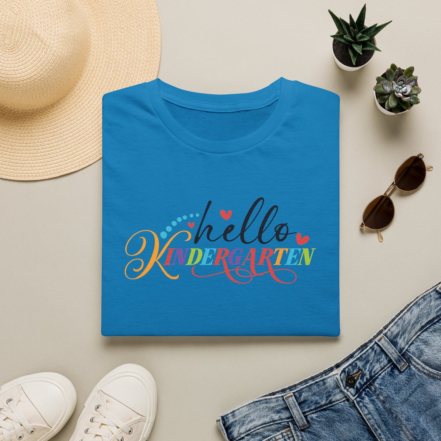 Hello Grade Teacher Shirts | Retro Back to School Graphic Tees | Preschool, Pre-K, Kindergarten, First, Second & Third Grade Teacher Shirt | Gildan 64000 Softstyle Tee