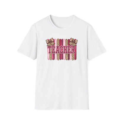 School Spirit Collection - Leopard Stripe T-Shirt