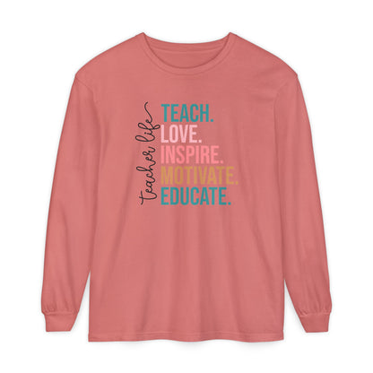 Teacher Life Long Sleeve Shirt
