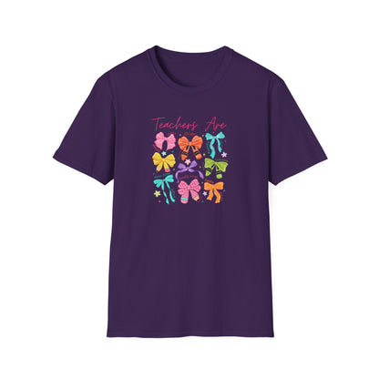 Teacher Life T-Shirt – Colorful Hair Bow Teacher Mom Gift