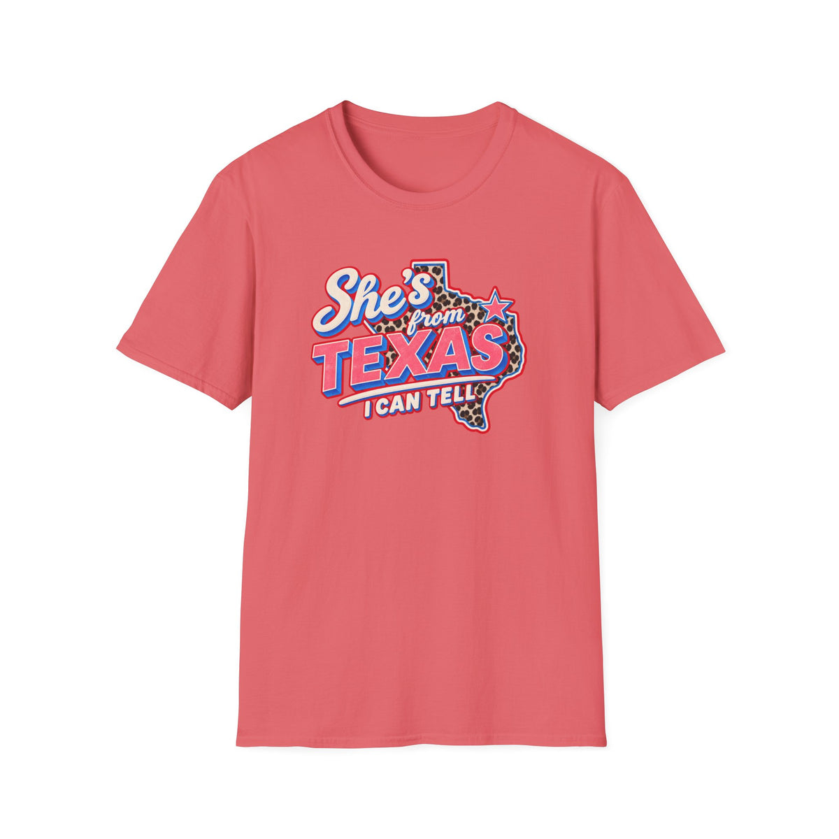 She’s From Texas I Can Tell Shirt | Retro Western Texas Graphic Tee | Southern Cowgirl T-Shirt