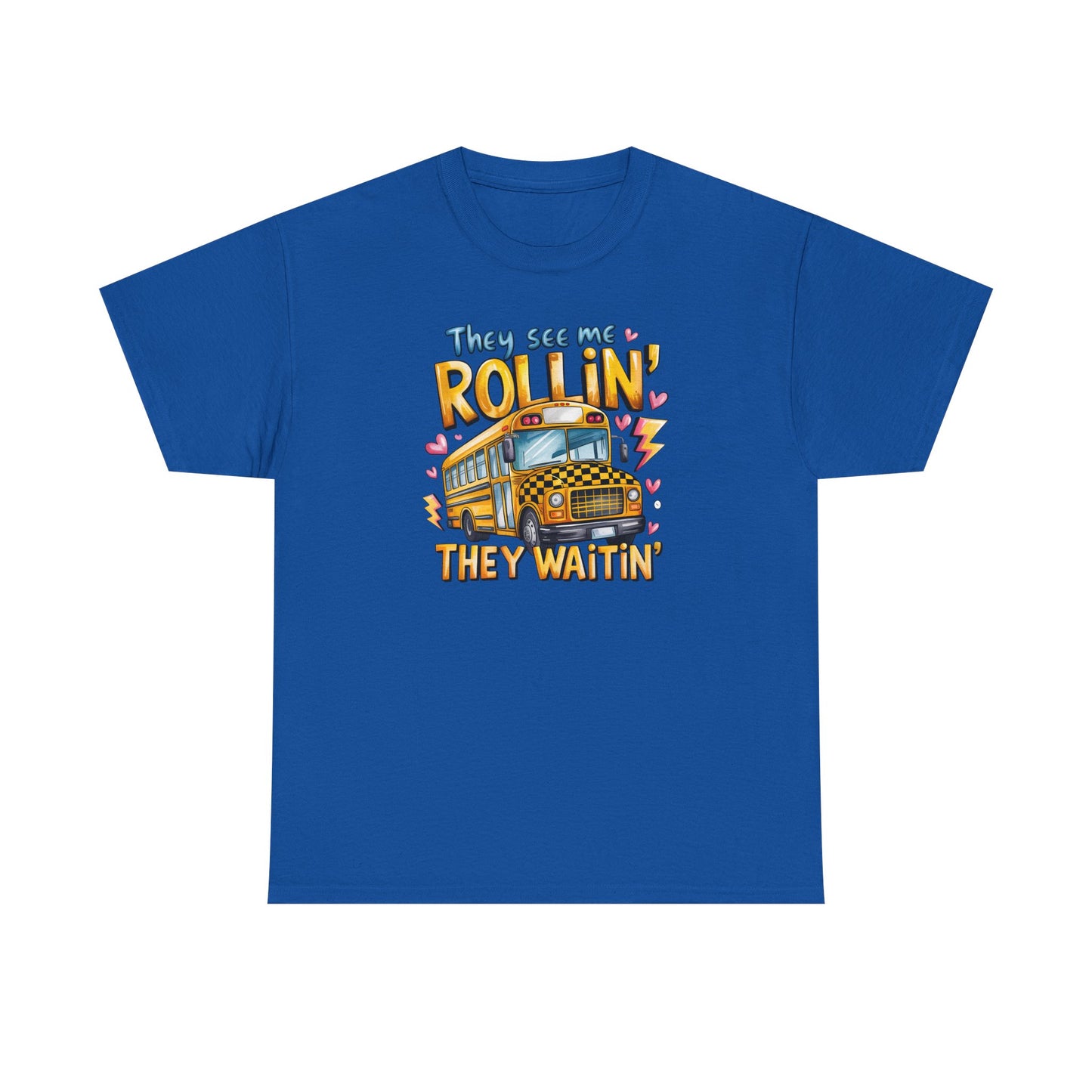 They See Me Rollin’ – Funny Teacher Bus Tee