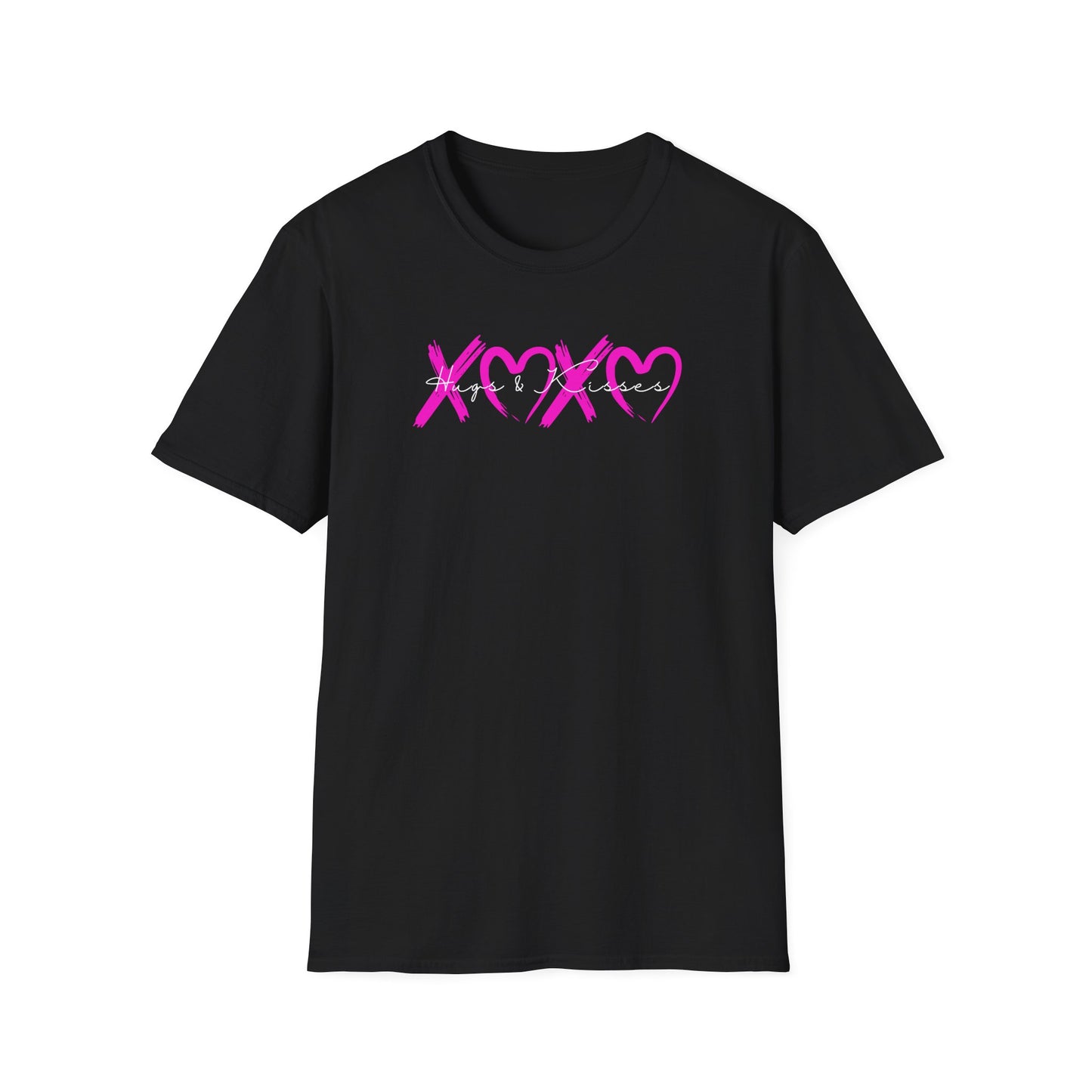 XOXO Hugs & Kisses Valentine Heart Graphic T-Shirt