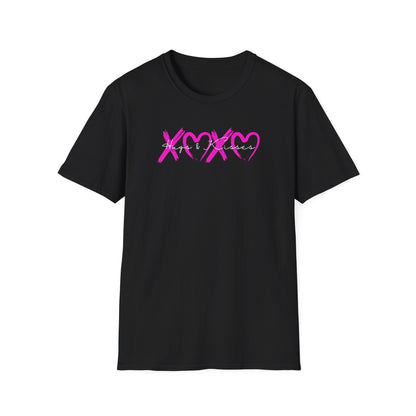 XOXO Hugs & Kisses Valentine Heart Graphic T-Shirt