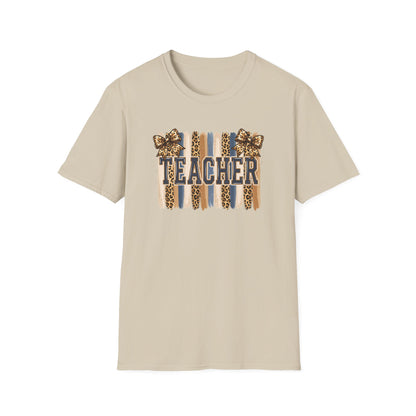 School Spirit Collection - Leopard Stripe T-Shirt