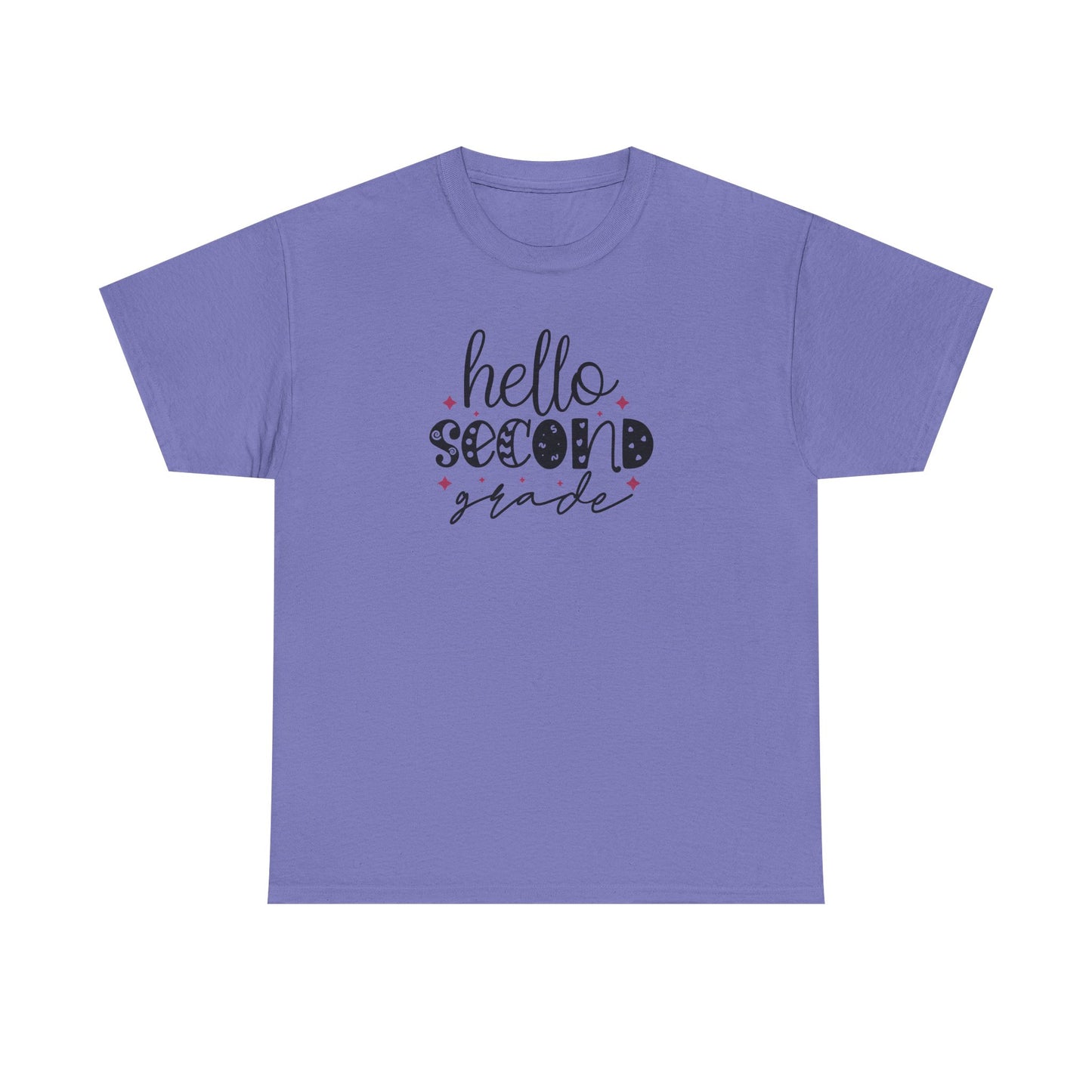 Hello Second Grade - Perfect Grade Level Teacher Team Shirt - Favorite