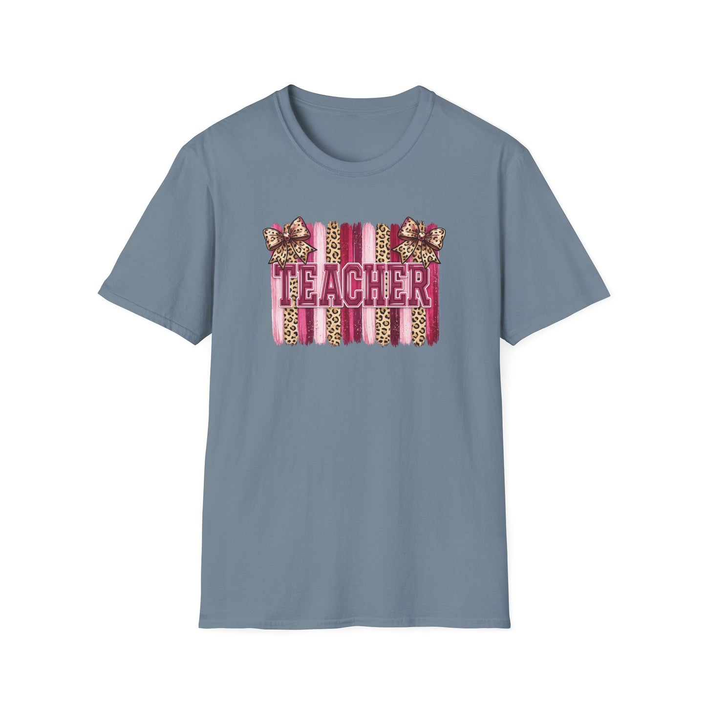 School Spirit Collection - Leopard Stripe T-Shirt