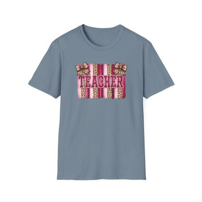 School Spirit Collection - Leopard Stripe T-Shirt