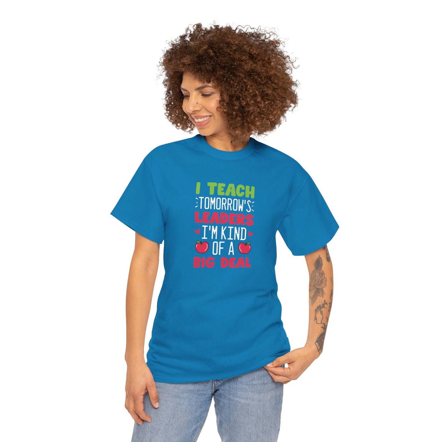 I Teach Tomorrow’s Leaders Shirt | Teacher Inspirational T-Shirt | First Day of School Teacher Tee | Elementary Teacher Gift | Back to School Outfit