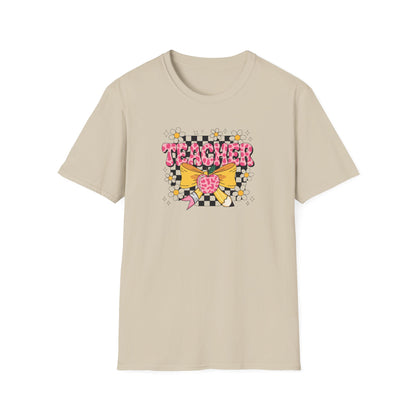 Back to School Teacher Tee with Cute Bow
