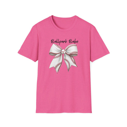 Baseball Babe Bow Graphic – Cute Baseball Stitch Bow Design