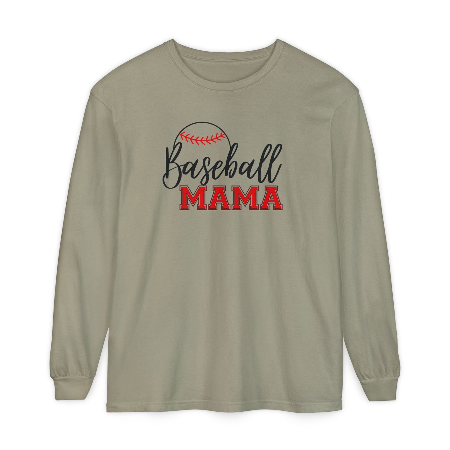 Personalized Baseball Mama Shirt – Custom Player Name & Number Back – Varsity Sports Mom Tee – Game Day Shirt
