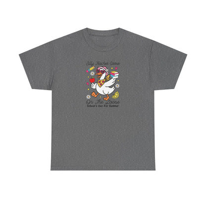 Silly Teacher Goose Shirt – Funny Teacher Tee – “On The Loose” Graphic T-Shirt – Cute Back to School Gift for Teachers