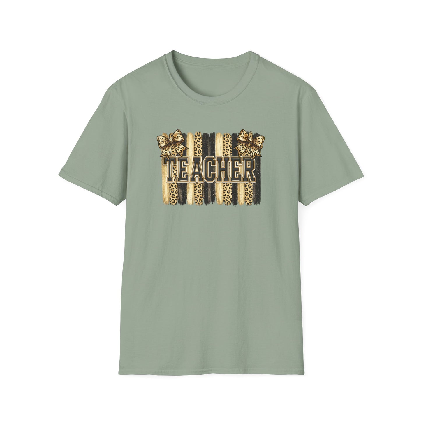 School Spirit Collection - Leopard Stripe T-Shirt