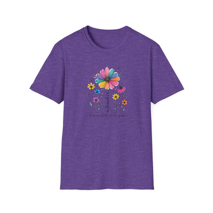 Helping Little Minds Grow Teacher Shirt | Floral Teacher Tee | Colorful Wildflower Teacher Shirt