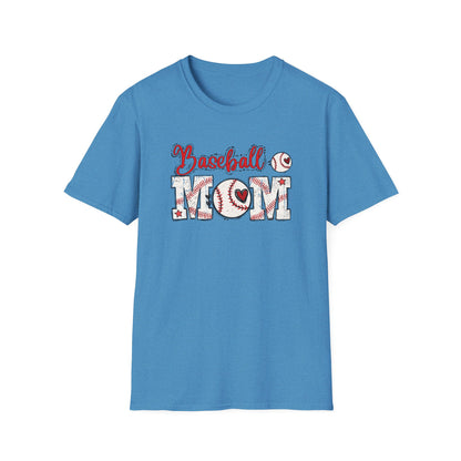 Baseball Mom Heart Shirt – Cute Game Day Sports Mom Tee | Trendy Baseball Mama Graphic T-Shirt