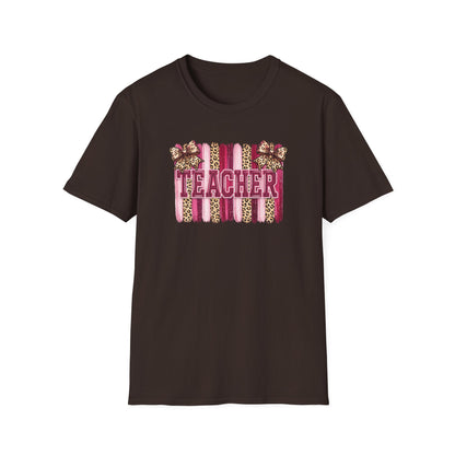 School Spirit Collection - Leopard Stripe T-Shirt