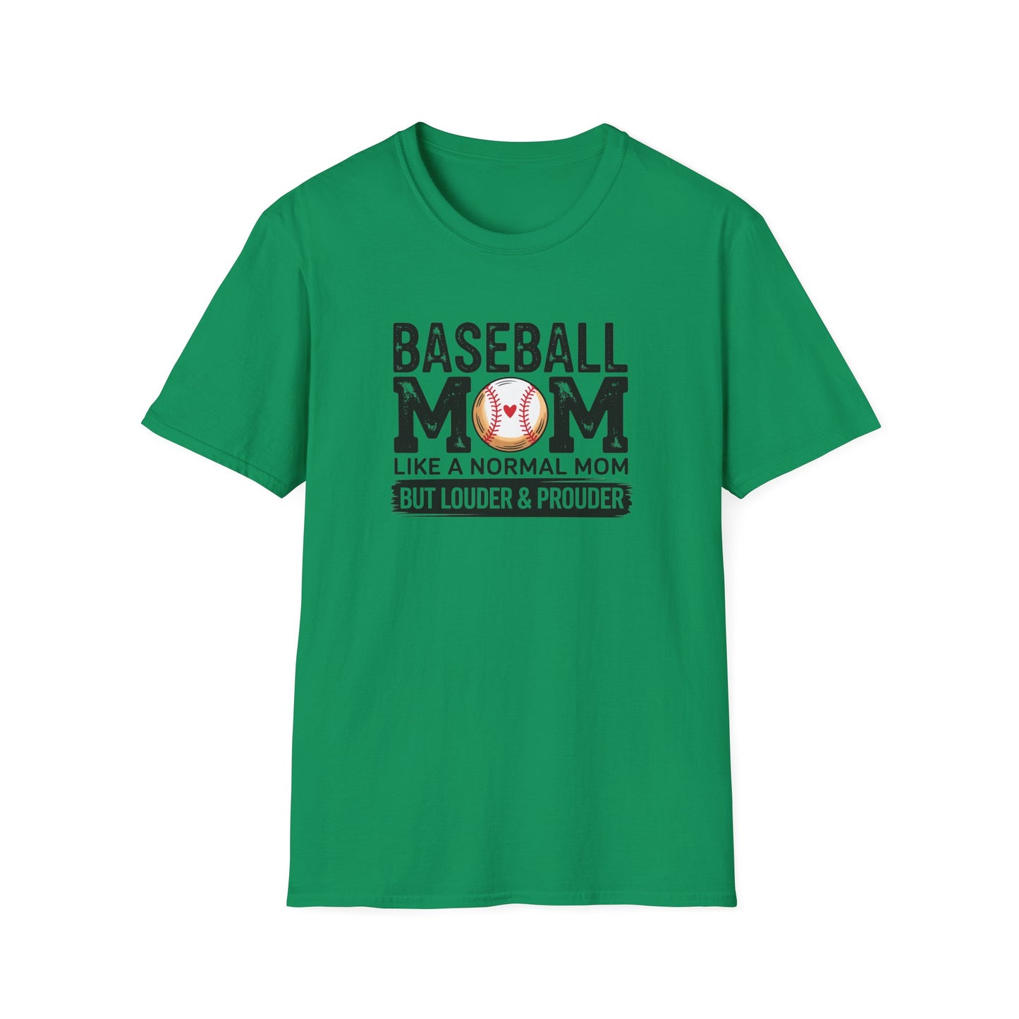 Baseball Mom Shirt – Loud & Proud Baseball Mom Graphic Tee, Funny Sports Mom Game Day Shirt, Baseball Season Fan Apparel