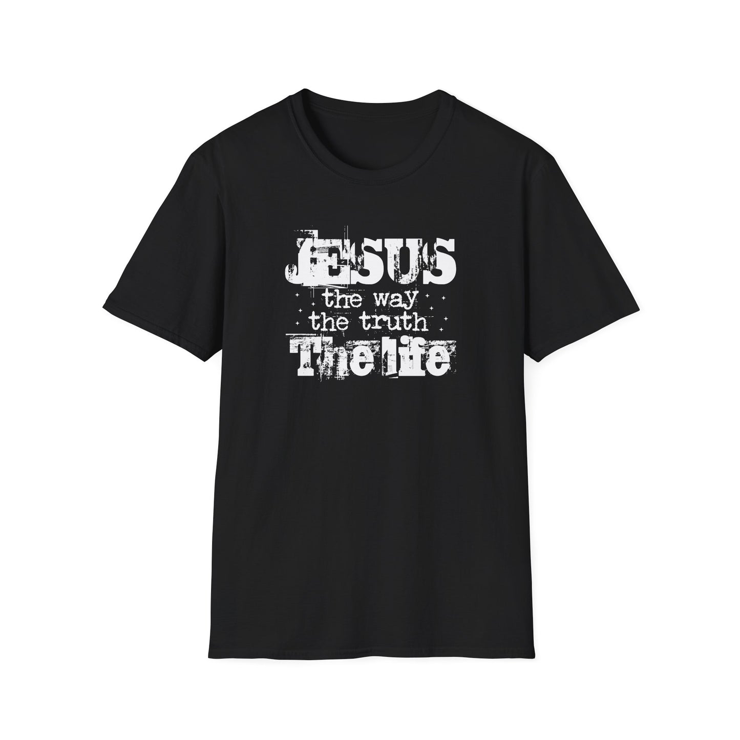 "Jesus. The Way. The Truth. The Life." – Statement Tee
