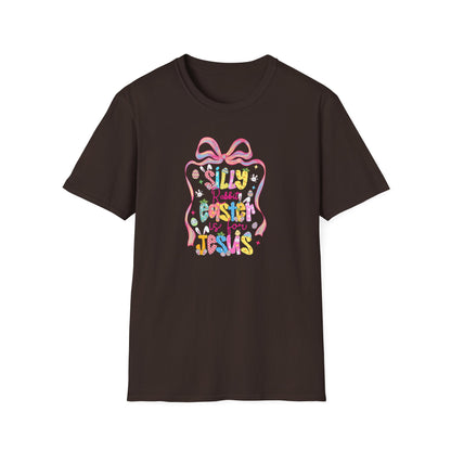 Silly Rabbit Easter Shirt, He Is Risen Christian Easter Tee, Religious Easter T-Shirt, Faith Based Spring Shirt, Cute Church Easter Outfit