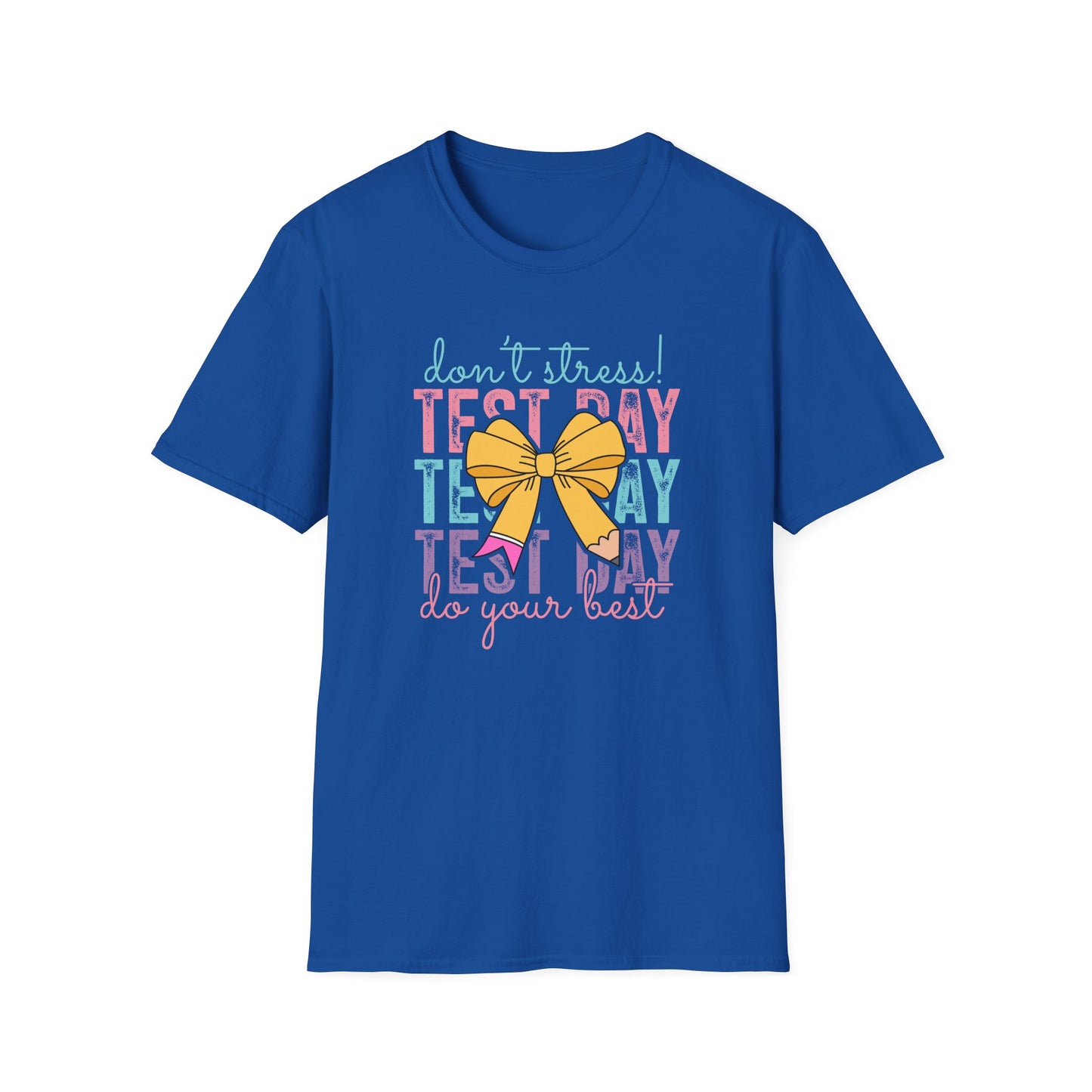 Motivational Testing Shirt – Cute Teacher Tee for State Exams | Encouragement Test Day Outfit - Test Day