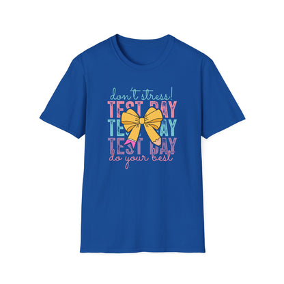 Motivational Testing Shirt – Cute Teacher Tee for State Exams | Encouragement Test Day Outfit - Test Day