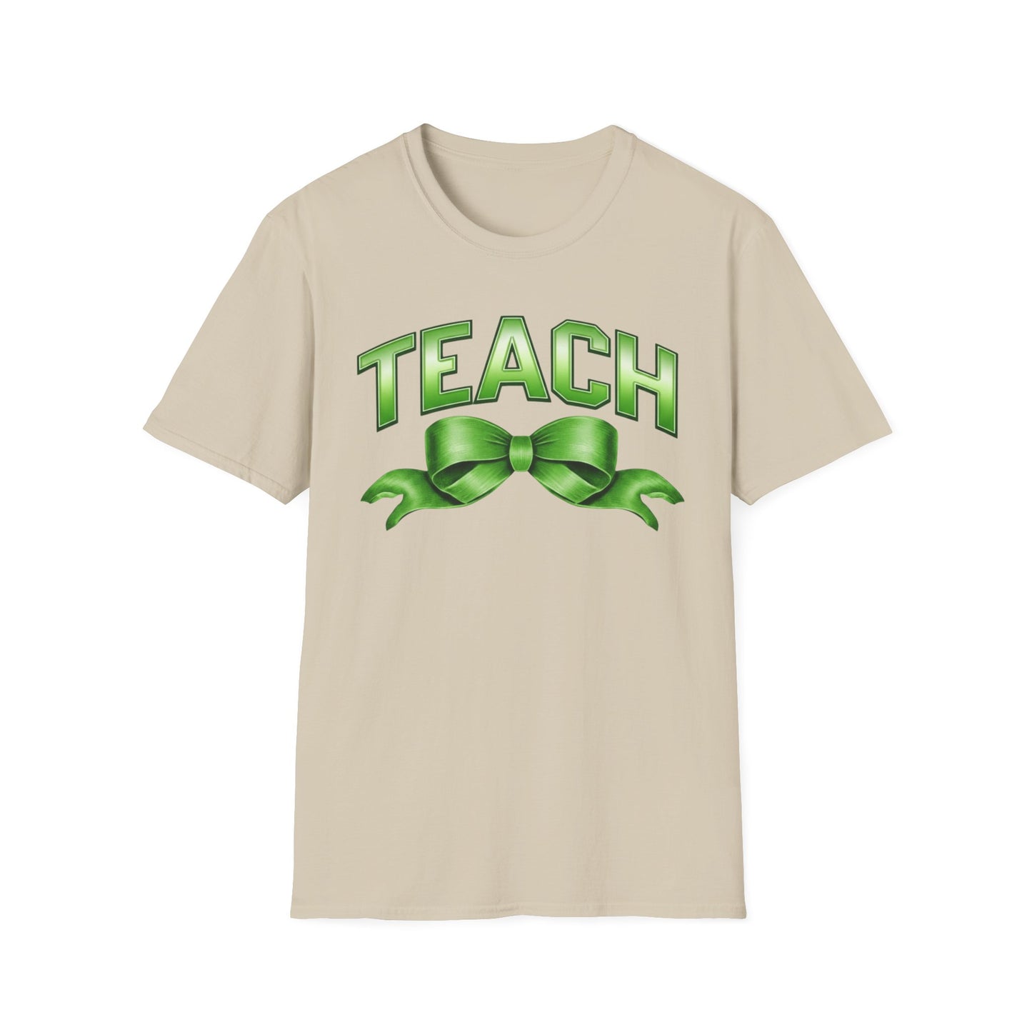 Teach Green Ribbon T-Shirt — Teacher Appreciation Back-to-School Tee