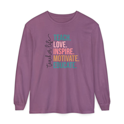 Teacher Life Long Sleeve Shirt