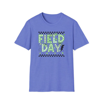Cute Green Polka Dot School Field Day T-Shirt
