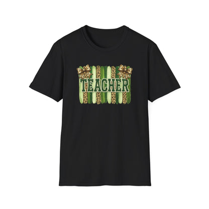 School Spirit Collection - Leopard Stripe T-Shirt