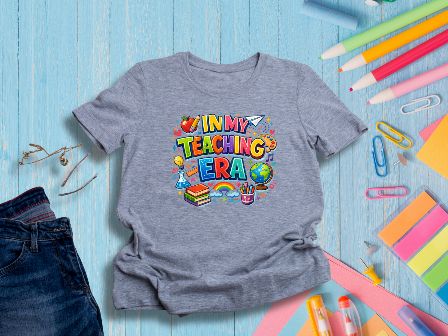 In My Teaching Era” Graphic Tee – For the Educator Who Slays the Day