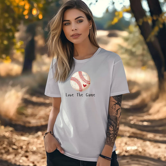 Vintage Baseball Heart Shirt, Baseball Mom Tee, Cute Baseball Lover Graphic T Shirt, Softball Mom Gift, Game Day Outfit, Sports Fan Shirt