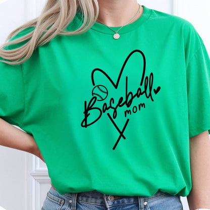 Game Day Baseball Mom Shirt – Trendy Sports Mom Game Day Apparel, Baseball Season Fan Shirt