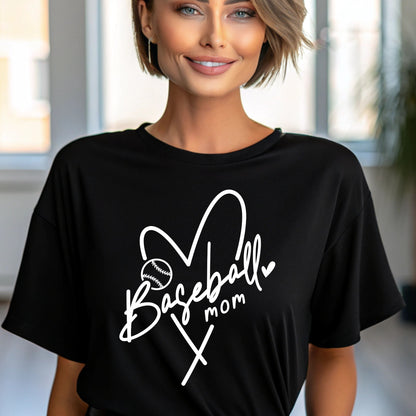 Game Day Baseball Mom Shirt – Trendy Sports Mom Game Day Apparel, Baseball Season Fan Shirt