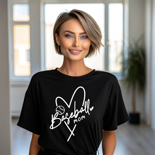 Game Day Baseball Mom Shirt – Trendy Sports Mom Game Day Apparel, Baseball Season Fan Shirt