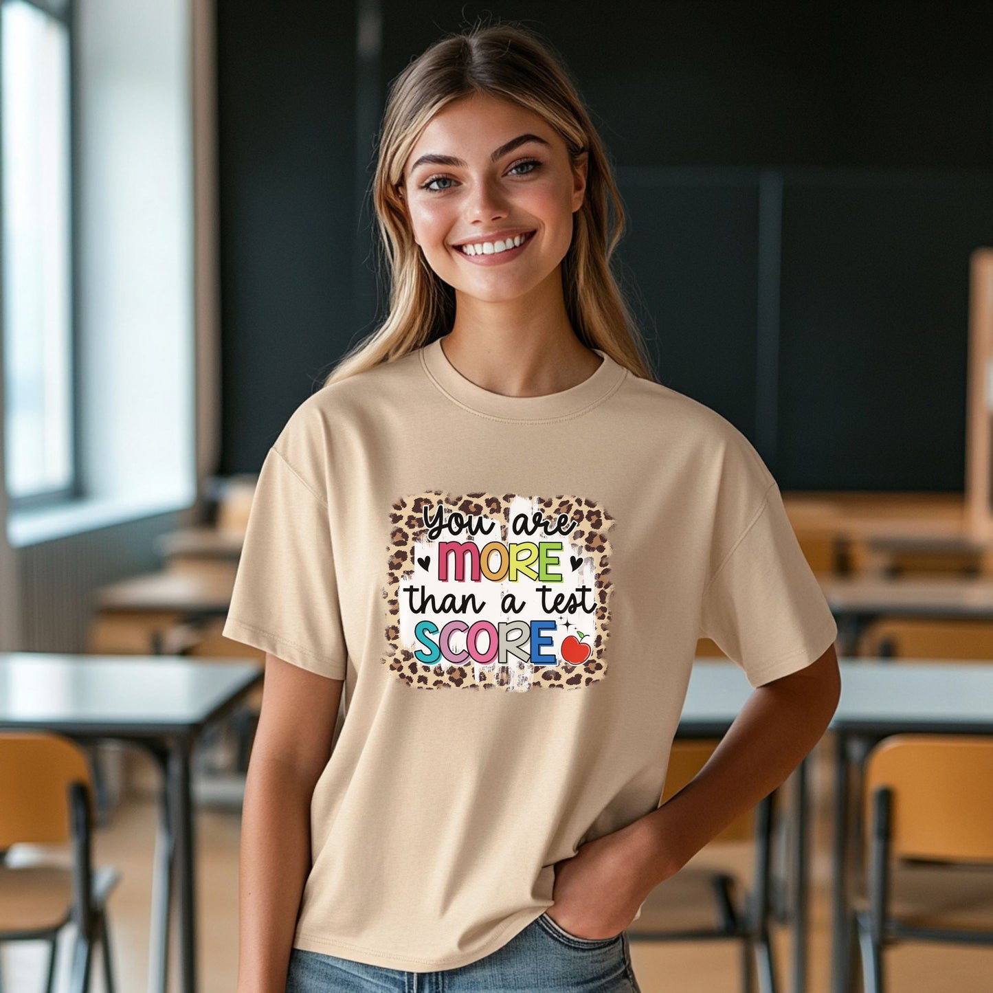 Teacher Appreciation T-Shirt — "You Are More Than a Test Score" Motivational Tee - State Testing Week T-shirt