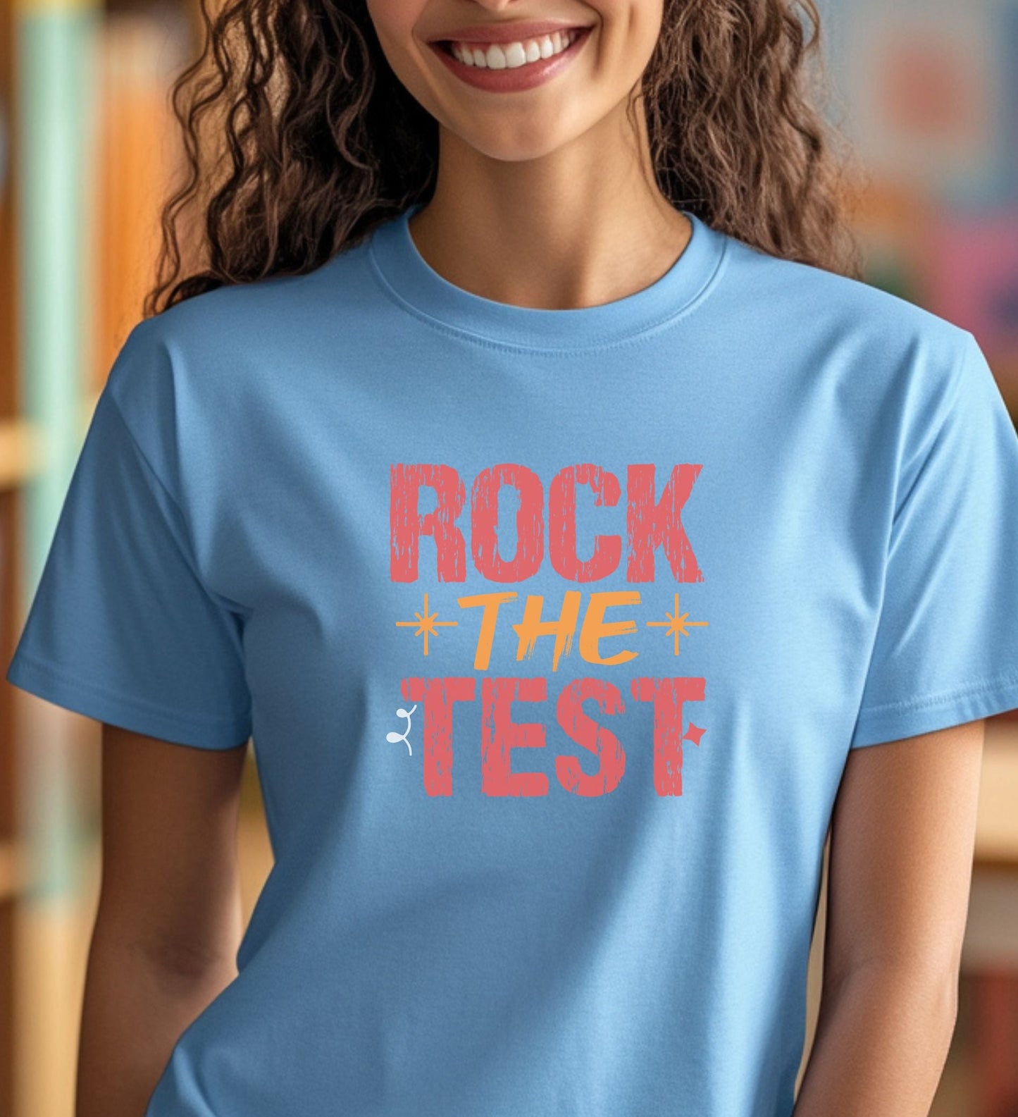 Rock the Test T-Shirt — Teacher State Testing Tee - Motivational Exam Prep Tee for Students
