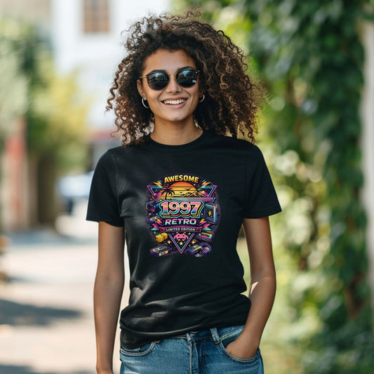 Vintage 1997 Retro Shirt – 90s Nostalgia Graphic Tee | Retro Gamer Aesthetic T-Shirt | Limited Edition Birthday Gift | Classic 1990s Style
