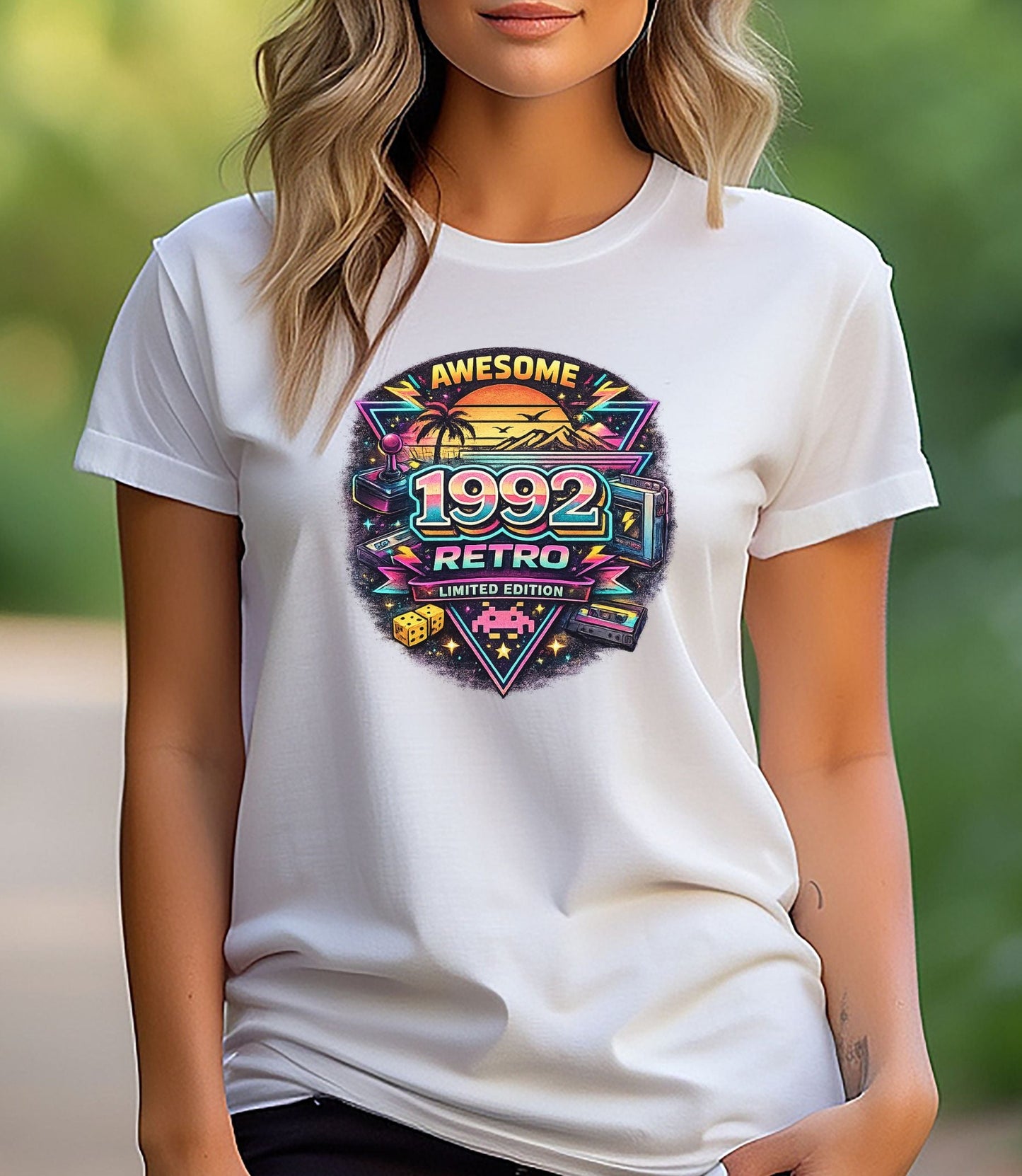 Vintage 1992 Retro Shirt – 90s Nostalgia Graphic Tee | Retro Gamer Aesthetic T-Shirt