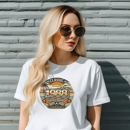 Vintage 1988 Classic Birthday Shirt – Retro Birth Year T-Shirt