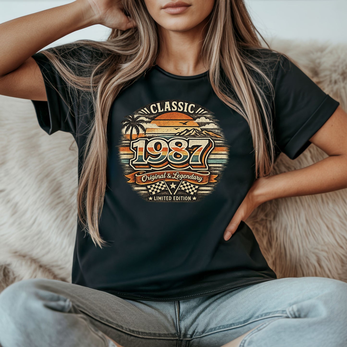 Vintage 1987 Classic Birthday Shirt – Retro Birth Year T-Shirt | Original & Legendary Graphic Tee | 70s 80s Nostalgia Gift | Limited Edition Vintage Style