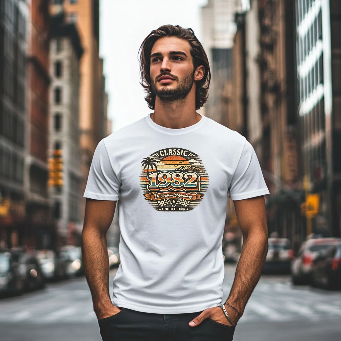 Vintage 1982 Classic Birthday Shirt – Retro Birth Year T-Shirt | Original & Legendary Graphic Tee | 70s 80s Nostalgia Gift | Limited Edition Vintage Style