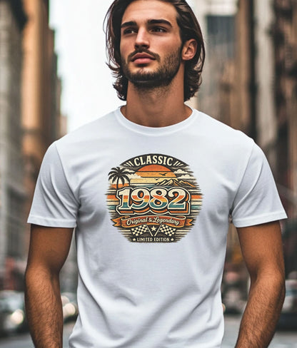 Vintage 1982 Classic Birthday Shirt – Retro Birth Year T-Shirt