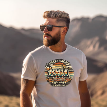 Vintage 1981 Classic Birthday Shirt – Retro Birth Year T-Shirt