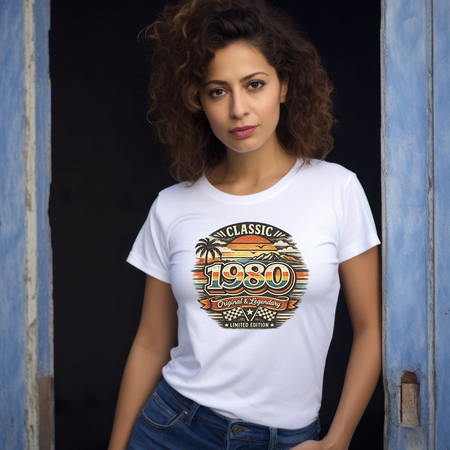 Vintage 1980 Classic Birthday Shirt – Retro Birth Year T-Shirt | Original & Legendary Graphic Tee | 70s 80s Nostalgia Gift | Limited Edition Vintage Style