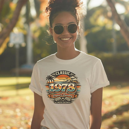 Vintage 1978 Classic Birthday Shirt – Retro Birth Year T-Shirt