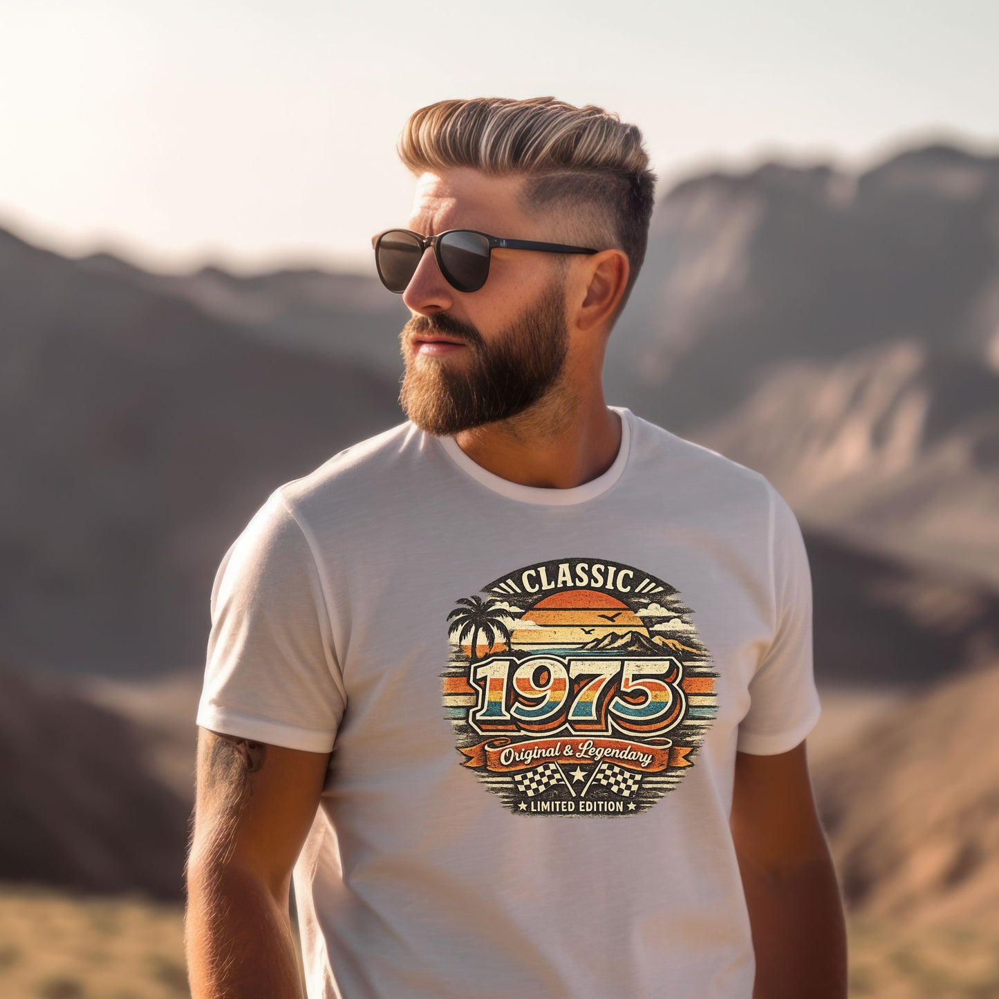 Vintage 1975 Classic Birthday Shirt – Retro Birth Year T-Shirt | Original & Legendary Graphic Tee | 70s 80s Nostalgia Gift | Limited Edition Vintage Style